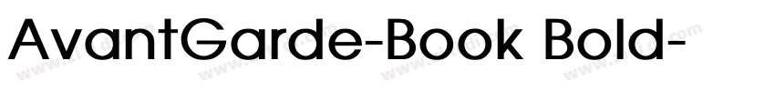 AvantGarde-Book Bold字体转换